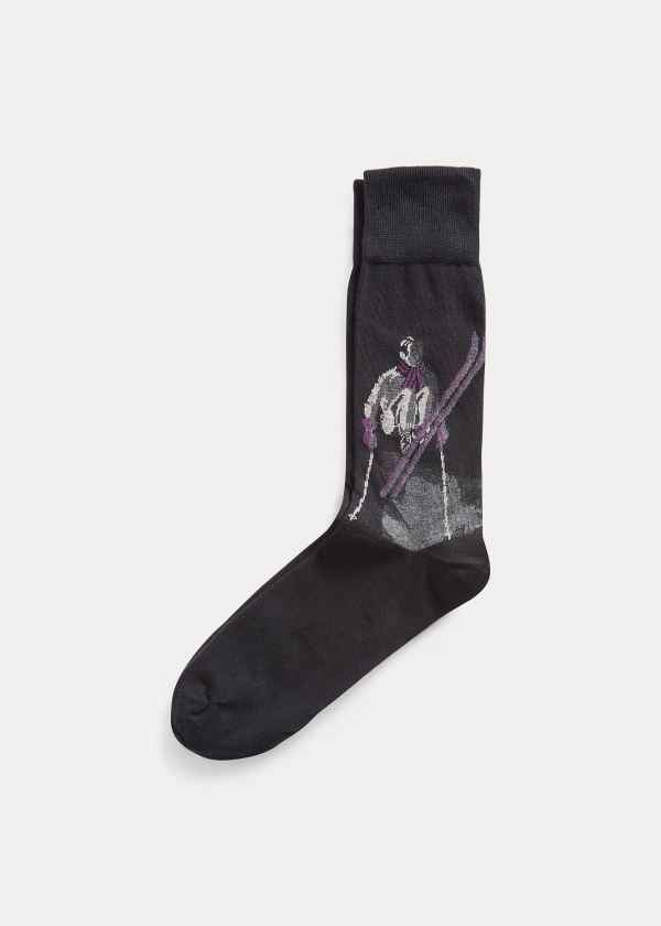 Men's Ralph Lauren Ski Jumper Dress Socks | 723015LEZ